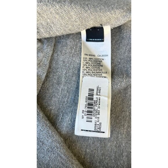 Diesel Women Gray Cotton BlenSleeveless D-Radi Beaded Dress Size S 00SBXI0LAGL - Picture 9 of 12